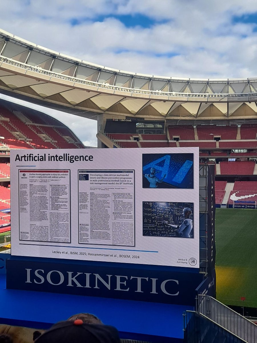 chrisleckey_'s tweet image. Enjoyable week presenting in Madrid & London
๐ช๐ธโฝ๏ธ Scoping review findings on ML for sports injury risk analysis @footballmed
๐ฌ๐ง๐ฆ The role of ML & computer vision in sport at #STACSummit
Thanks @NicolvanDyk @EamonnDelahunt @DohertyCailbhe @aonghuslawlor @IrishResearch @IrishRugby