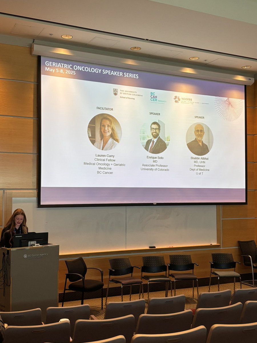 This morning’s Radiation and Medical Oncology breakfast session <a href="/BCCancer/">BC Cancer</a> dives into the *development of clinical trials for older adults*. Evidence, equity, and innovation with Drs. Alibhai and Soto. #GeriOnc2025 #ClinicalTrials