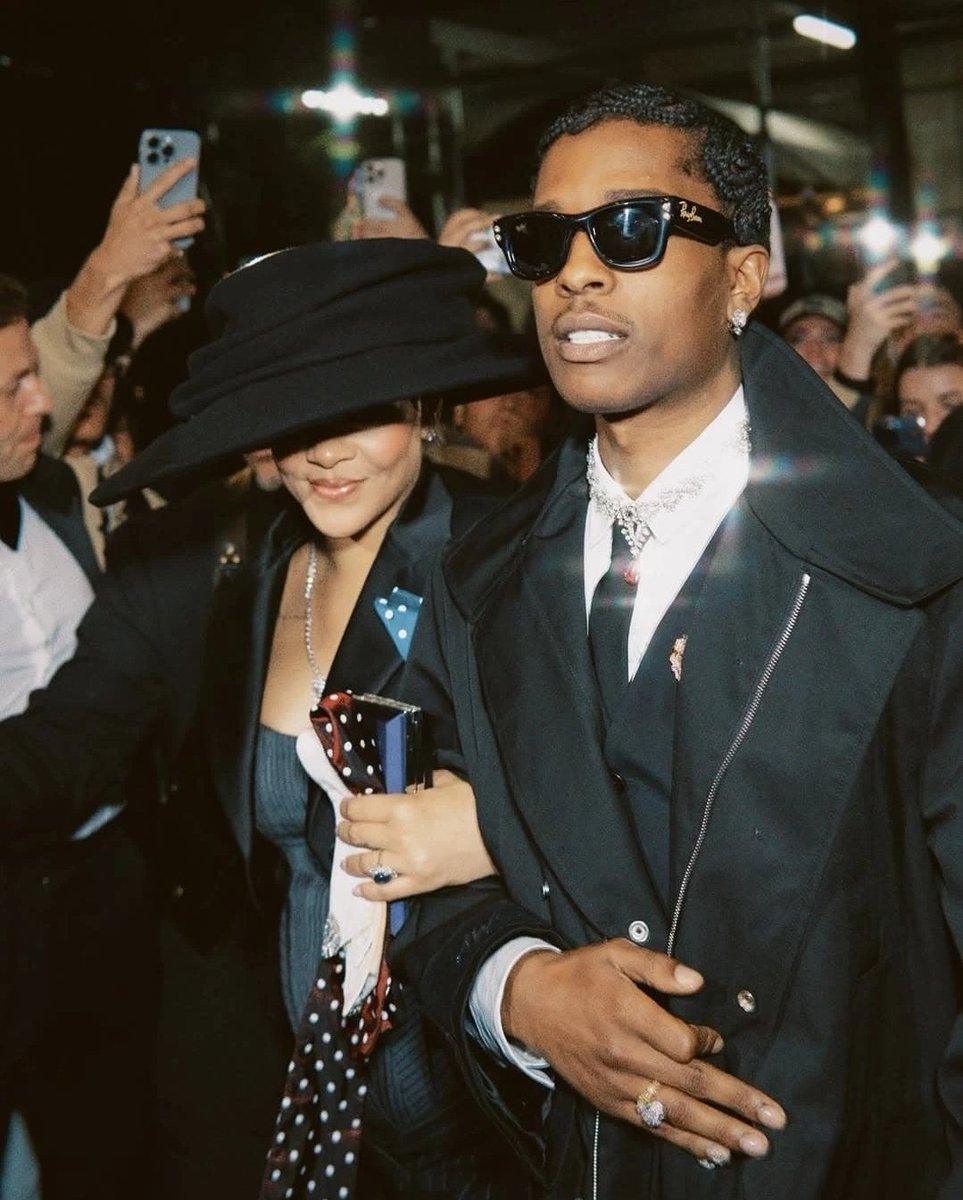 A$AP Rocky and Rihanna