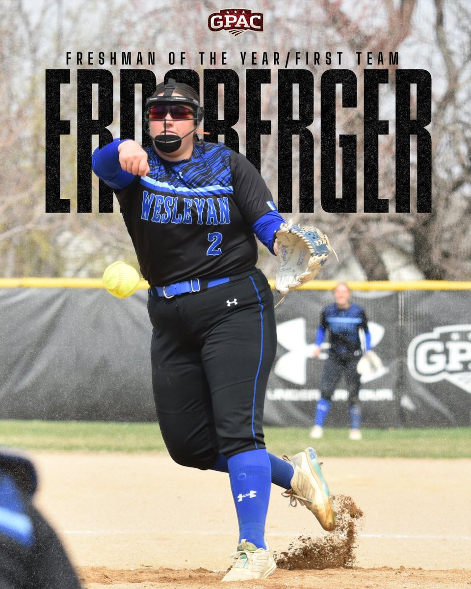 DWU Athletics (@dwusports) on Twitter photo ⭐️GPAC All-Conference⭐️
➡️ GPAC FRESHMAN OF THE YEAR ⬅️
➡️ First Team ⬅️
🎓 Freshman
⚾️ Pitcher
📍Granville, Ohio
📰 tinyurl.com/5ftx9hky
#RollTige 🐯 | <a href="/DWUSoftball/">Dakota Wesleyan Softball</a> ⭐️GPAC All-Conference⭐️
➡️ GPAC FRESHMAN OF THE YEAR ⬅️
➡️ First Team ⬅️
🎓 Freshman
⚾️ Pitcher
📍Granville, Ohio
📰 tinyurl.com/5ftx9hky
#RollTige 🐯 | <a href="/DWUSoftball/">Dakota Wesleyan Softball</a>