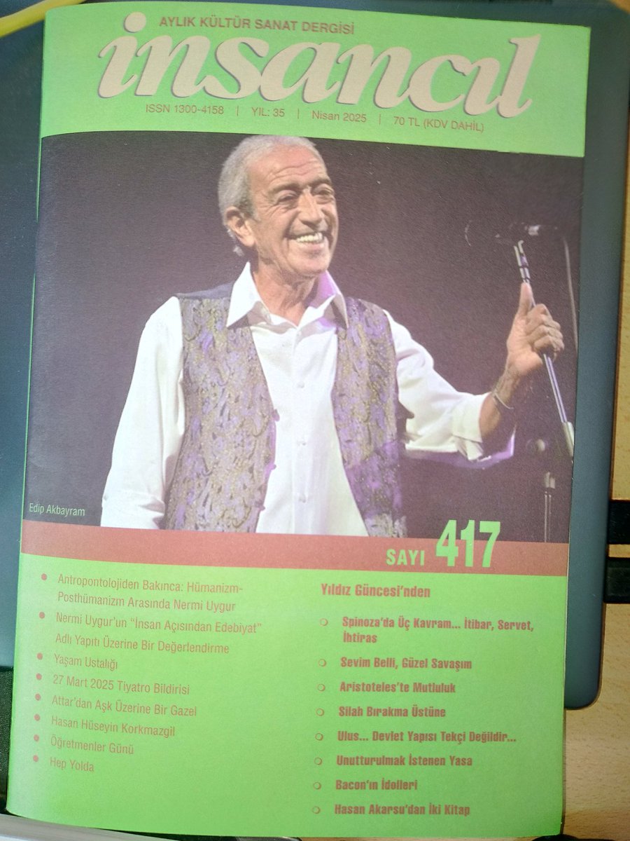 Attar'dan yaptığım bir gazel çevirisi İnsancıl dergisinde yerini buldu.