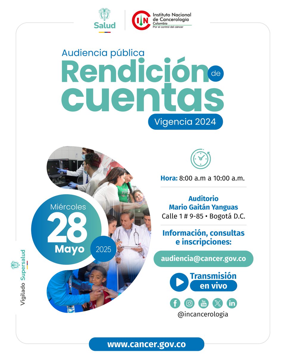 La #rendicióndecuentas del INC es la forma de mostar a la ciudadanía la transparencia en la gestión de recursos, la calidad de la atención y la comunicación efectiva con la sociedad. 
Acompáñanos el próximo #28deMayo.
