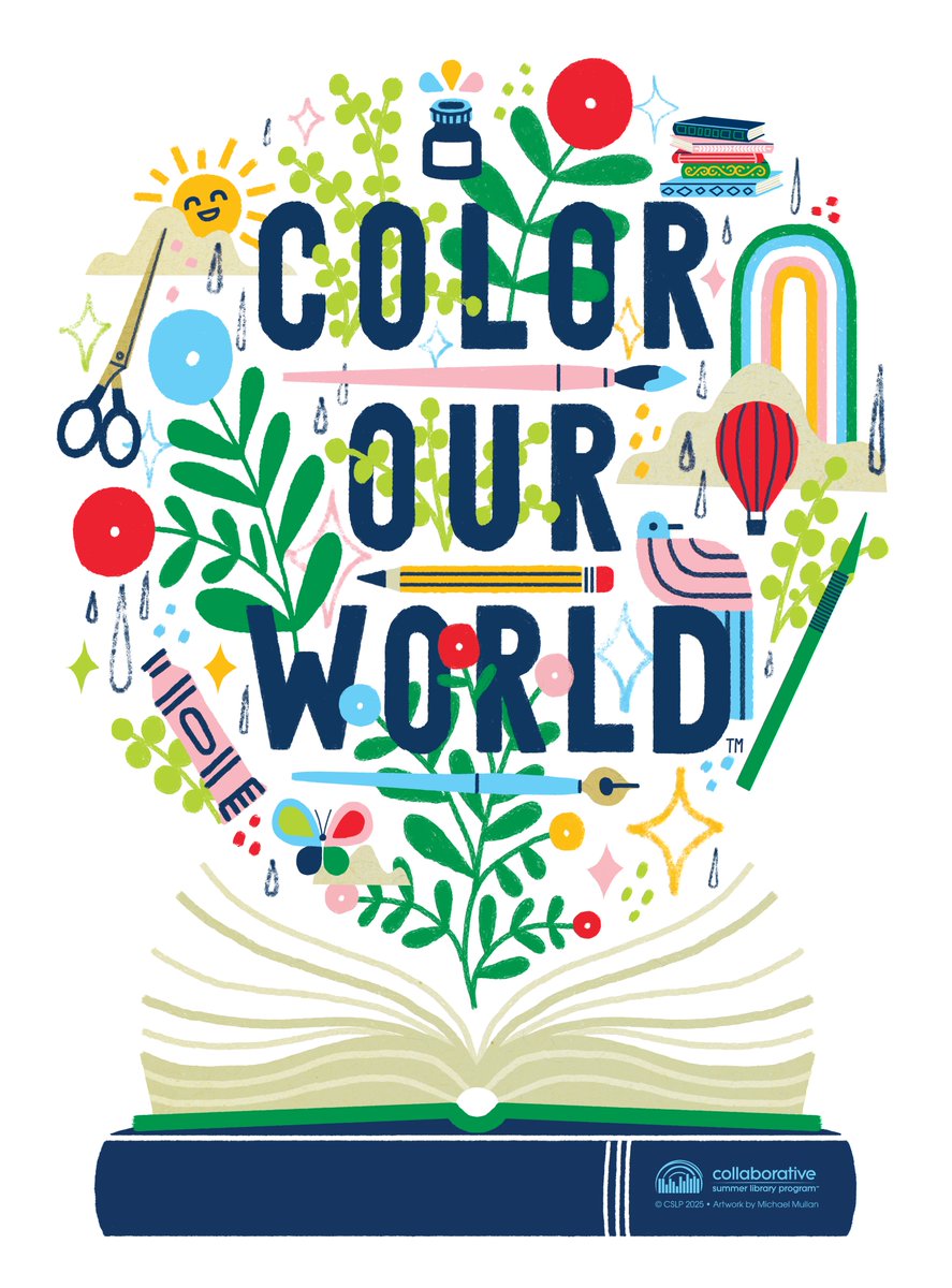 Get ready for summer reading and fun! This year's theme is "Color our World!" Visit MobilePublicLibrary.org for more information! #MobileAL #SummerReading