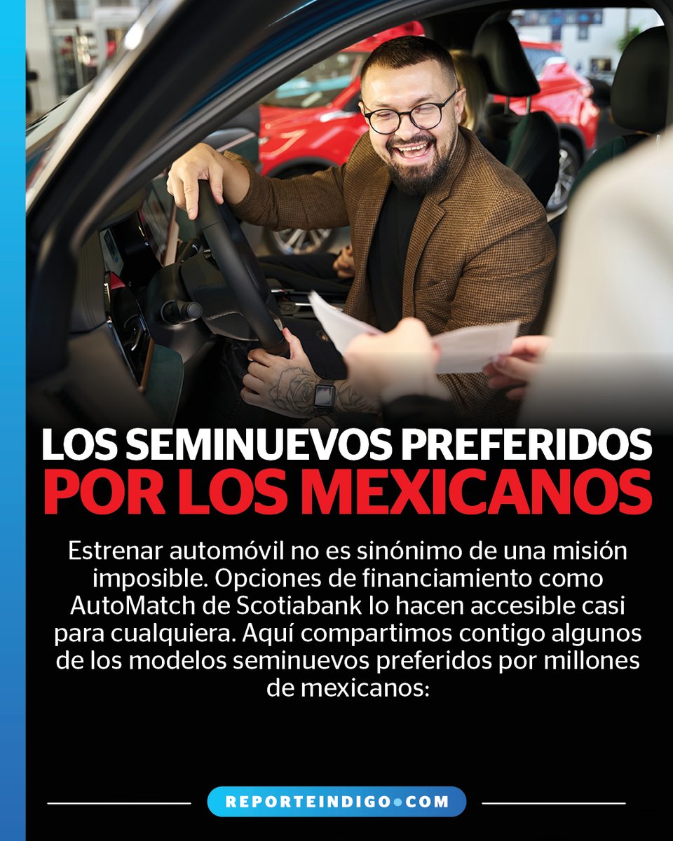 Reporte_Indigo's tweet photo. Para más información sobre #AutoMatch de @ScotiabankMX en alianza con #TRUSTes (@todoensubastas) visita: https://t.co/xG9WI8Lnda https://t.co/D9Jrc4sZrR
