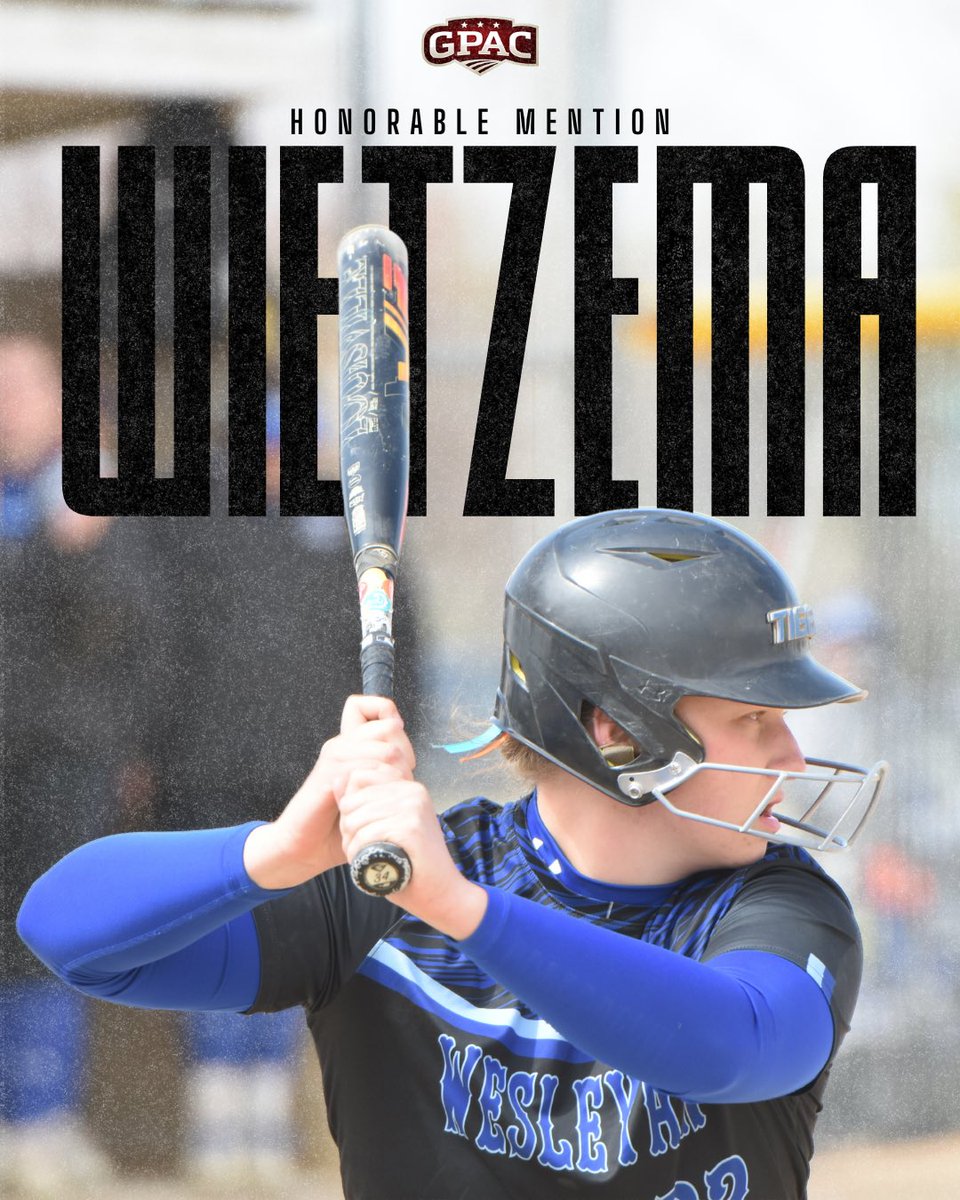 DWU Athletics (@dwusports) on Twitter photo ⭐️GPAC All-Conference⭐️
➡️ Honorable Mention ⬅️
🎓 Senior
⚾️ Infield/Pitcher
📍 Worthington, Minn.
📰 tinyurl.com/5ftx9hky
#RollTige 🐯 | <a href="/DWUSoftball/">Dakota Wesleyan Softball</a> ⭐️GPAC All-Conference⭐️
➡️ Honorable Mention ⬅️
🎓 Senior
⚾️ Infield/Pitcher
📍 Worthington, Minn.
📰 tinyurl.com/5ftx9hky
#RollTige 🐯 | <a href="/DWUSoftball/">Dakota Wesleyan Softball</a>