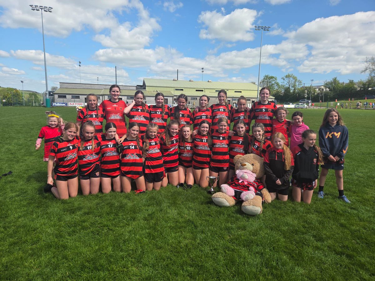 FÉILE COUNTY CHAMPIONS❤️🖤
What an achievement for our U15 girls winning the County Féile vs Mourneabbey. Well done to all the girls &amp; their management. The hard work they have been putting in at training the last few months is paying off👏❤️🖤