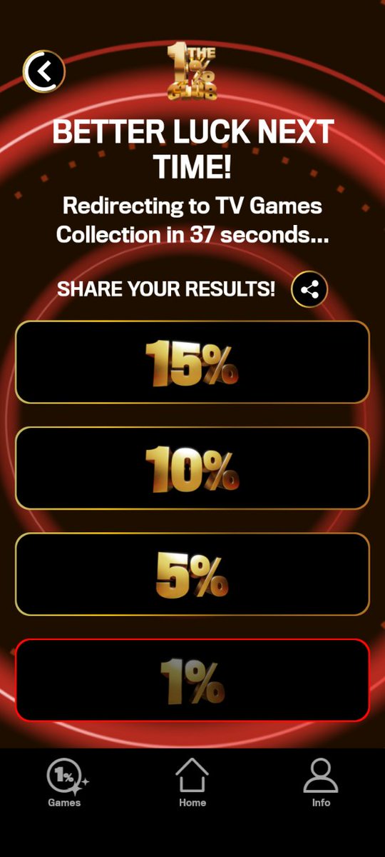 Alan Britton in the VE-Day Vault πππ₯³π«‘ (@televisionvault) on Twitter photo Here's the results of Saturday's <a href="/1PercentClubITV/">The 1% Club</a> from me. I got 70% because of the "murmur" question, but I used the override on the "scissors" question! I didn't get the 1% question, sadly. Better luck next time! π€· #The1PercentClub Here's the results of Saturday's <a href="/1PercentClubITV/">The 1% Club</a> from me. I got 70% because of the "murmur" question, but I used the override on the "scissors" question! I didn't get the 1% question, sadly. Better luck next time! π€· #The1PercentClub