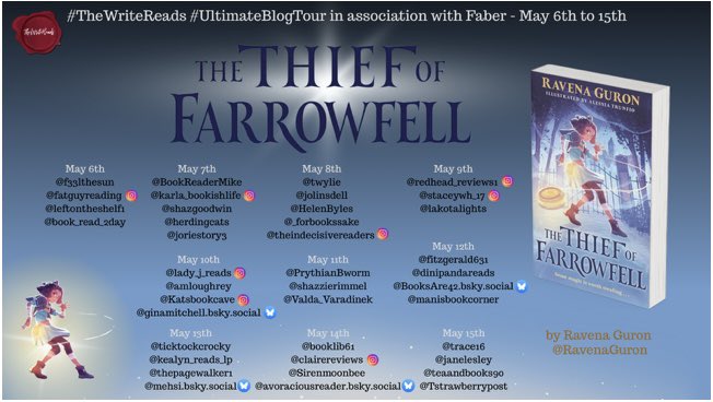 bookread2day (@bookread2day) on Twitter photo #TheThiefOfFarrowfell <a href="/RavenaGuron/">Ravena Guron</a> Paperback published <a href="/FaberChildrens/">Faber Children's</a> 4th May 2023
ISBN 9780571371174
Maybe for 9/12 year olds, but adults can read this magical book too. <a href="/The_WriteReads/">TheWriteReads</a>
bookread2day.wordpress.com/2025/05/06/the… #TheThiefOfFarrowfell <a href="/RavenaGuron/">Ravena Guron</a> Paperback published <a href="/FaberChildrens/">Faber Children's</a> 4th May 2023
ISBN 9780571371174
Maybe for 9/12 year olds, but adults can read this magical book too. <a href="/The_WriteReads/">TheWriteReads</a>
bookread2day.wordpress.com/2025/05/06/the…