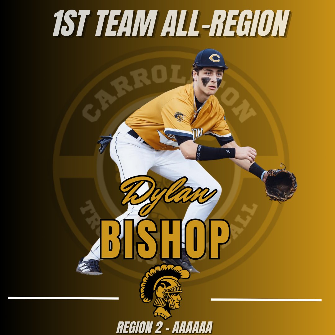 Congratulations to <a href="/thedbishop/">Dylan Bishop</a> for being named 1st team All-Region! #GoTrojans