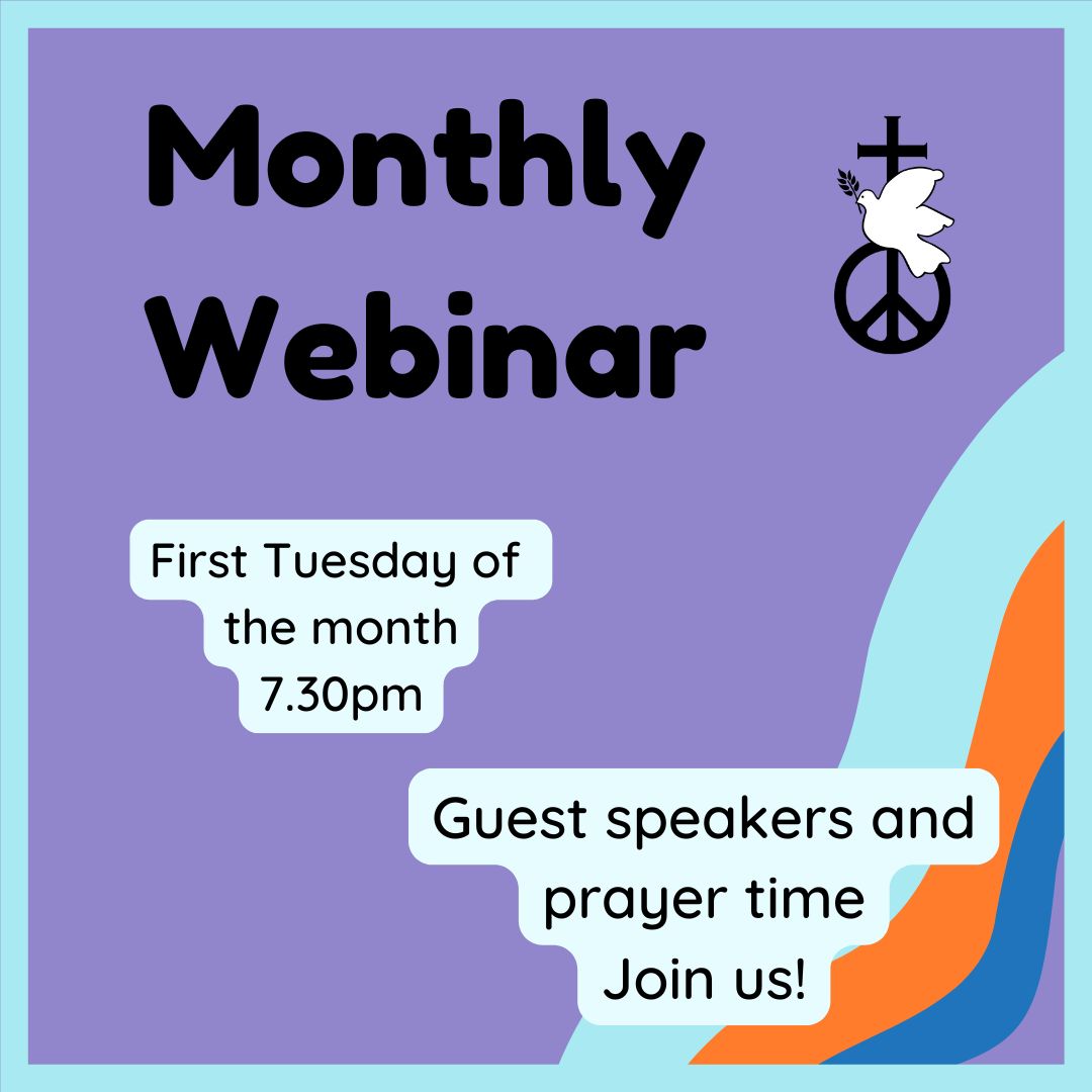 Join us tonight at 7.30pm as our outreach manager, Liddy, hosts a webinar titled "Being a voice for disarmament in our churches".
Register here: us06web.zoom.us/meeting/regist…