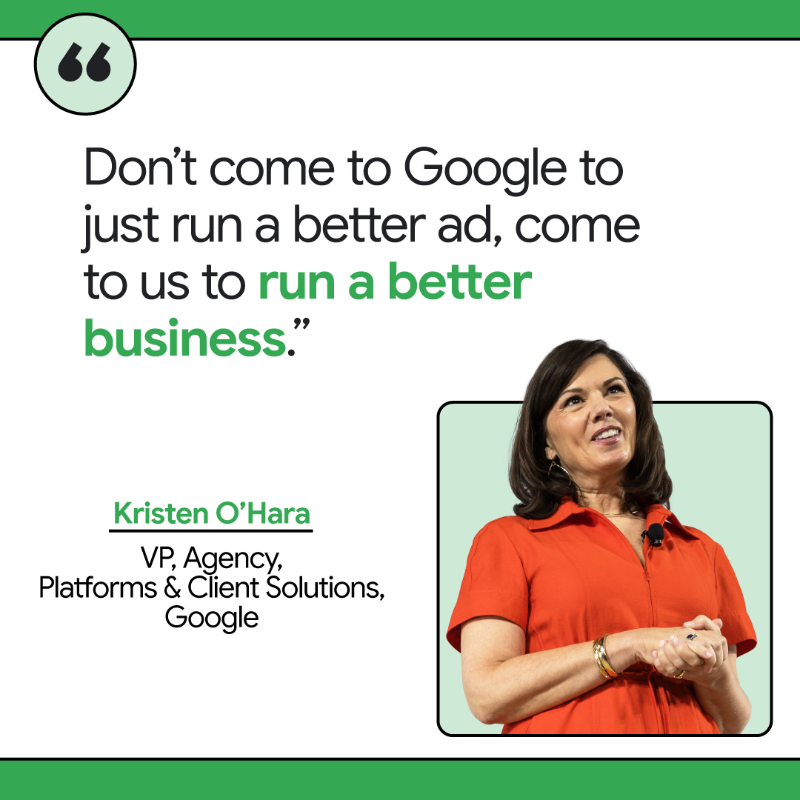 GMktgPlatform's tweet photo. At the #GoogleNewFront, industry leaders unveiled #DV360 updates: Google AI-powered tools, commerce and inventory partnerships to adapt to the evolving consumer journey beyond streaming. Check it out: https://t.co/IxsnLE1PMb