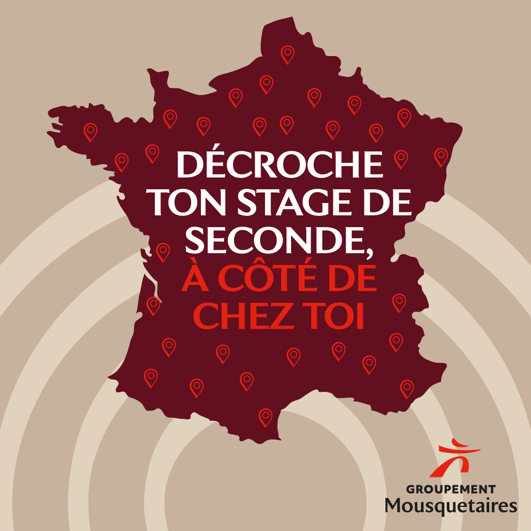 Parents d’élèves de seconde : nous accueillons des stagiaires du 16 au 27 juin !
Une immersion au cœur de nos usines pour découvrir les métiers de l’#agroalimentaire. 👨‍🏭👩‍🔬
📩 Candidatures sur carrieres-mousquetaires.com ou en déposant son CV directement dans une de nos usines !