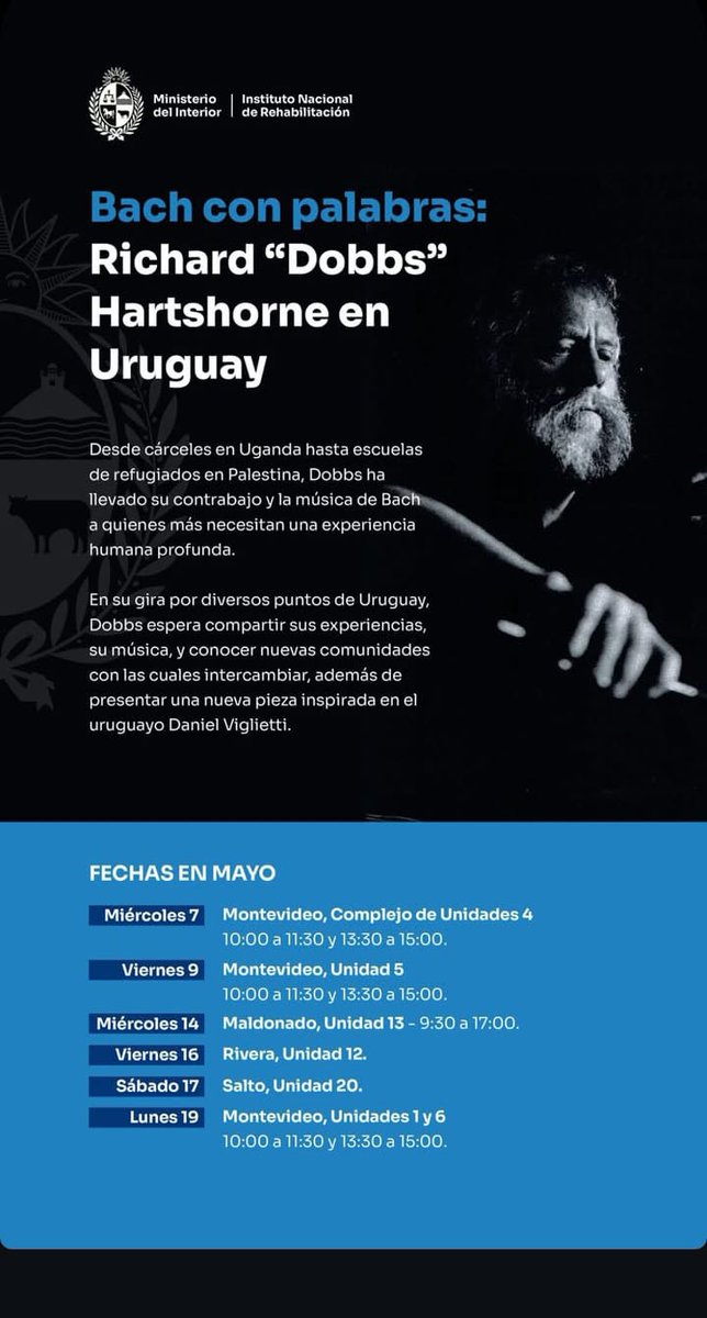 Democratizar el acceso a la cultura 🙌: Dobbs en las cárceles uruguayas.