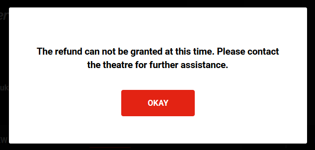 alexontwtr's tweet photo. @cineworld if all phone lines for the theatres are disconnected and your central helpline "no longer offers a telephone service" then please don't offer this useless error message. There is no way TO contact the theatre. https://t.co/c3zOfQ4vOn