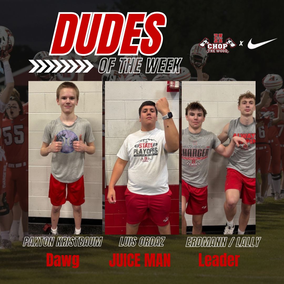 #DUDESOFTHEWEEK FROM LAST WEEK!  CONGRATS MEN! #CTW