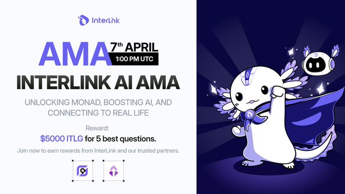 Join InterLink with 500K+ users and explore the future of Web3! 🚀 TGE in Q4 2025. Use my referral code 5849233 and join the Referral Program for exciting rewards. Complete missions on Galxe for even more benefits! 🎉