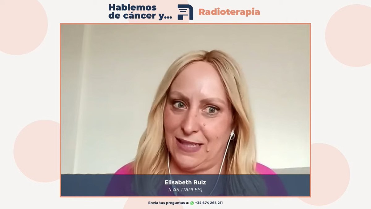 Fundación MÁS QUE IDEAS (@fundacionmqi) on Twitter photo ¿Cuáles son las inquietudes o dudas que tienen las personas antes de comenzar la radioterapia?
Elisabeth Ruiz, vicepresidenta de <a href="/LasTriples/">Asociacion Las triples</a>, nos acerca la perspectiva de las personas afectadas
En directo: youtube.com/watch?v=BoXErf… ¿Cuáles son las inquietudes o dudas que tienen las personas antes de comenzar la radioterapia?
Elisabeth Ruiz, vicepresidenta de <a href="/LasTriples/">Asociacion Las triples</a>, nos acerca la perspectiva de las personas afectadas
En directo: youtube.com/watch?v=BoXErf…