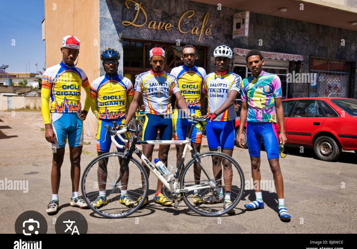 yueleyob's tweet photo. @cyrilpelerin Baba Gegante (Woldu Tekeste) has been a true pillar of Eritrean cycling — his dedication, guidance, and love for the sport have helped generations of cyclists rise and shine. His impact continues to shape the future of Eritrean cycling. Legend 👊🏽😍
Thanks Cyril &amp; good luck sis https://t.co/TEfbWDLQM9