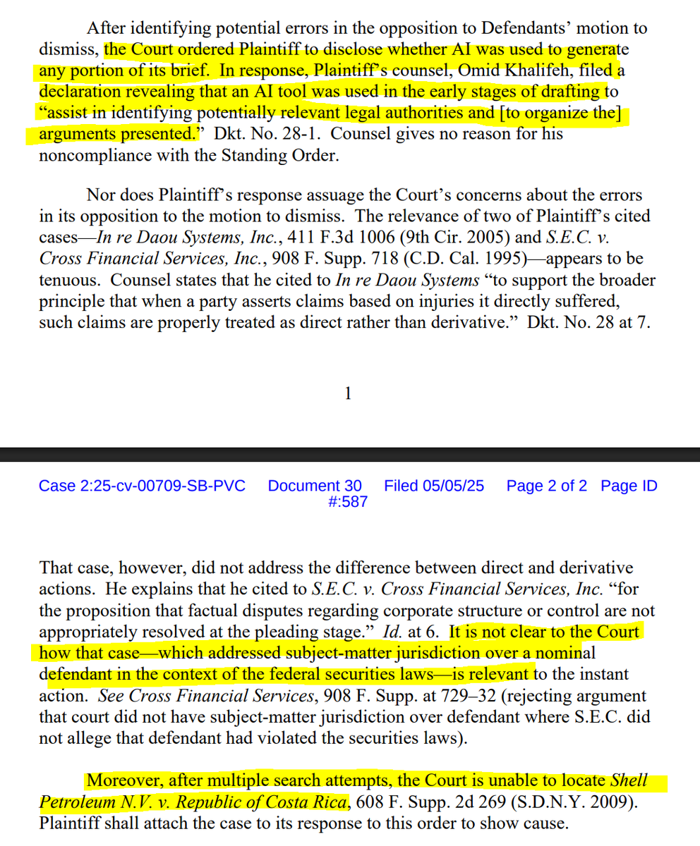Do you think attorneys will eventually stop citing fake cases and getting in trouble for it, or is issuing sanctions for it just part of a judge's job now?