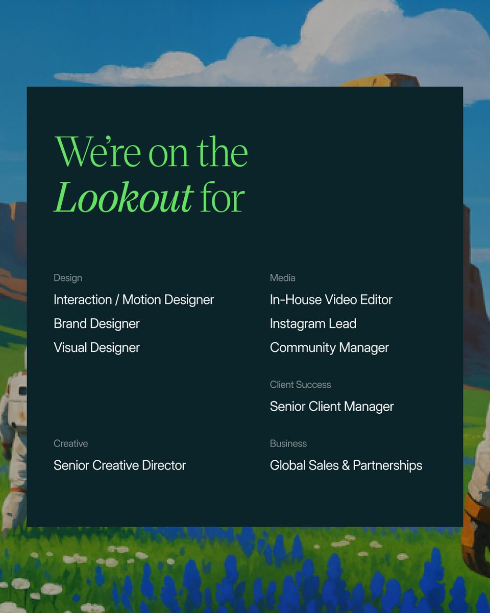 Greatness never happens alone. It comes from people who refuse to settle for good enough. Who dream bigger, craft better, and reach further. People who don’t just imagine a different world, but build it piece by piece. The storytellers, the makers, the thinkers who pour