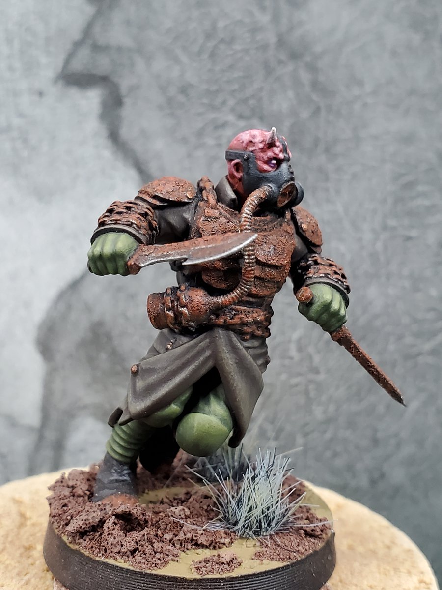 flatulatingflap's tweet image. I&apos;m trying to teach my Deathguard cultists how to act like poxwalkers. #deathguard #warhammer