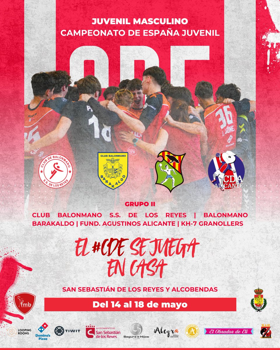 📢 ¡El Campeonato de España Juvenil se juega en casa… SE JUEGA EN SANSE! 🔥

¡Vamos Sanse! ❤️