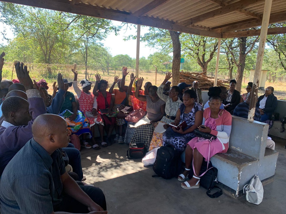 Ministry of Public Service Labour & Social Welfare (@mpslswzim) on Twitter photo <a href="/mpslswzim/">Ministry of Public Service Labour & Social Welfare</a> in collaboration with <a href="/UNICEFZIMBABWE/">UNICEF ZIMBABWE</a> & <a href="/SwedeninZW/">Sweden in Zimbabwe 🇸🇪</a> conducted a joint field visit to Chiredzi district. We engaged with local Child Protection Committees, traditional & religious leaders, discussing successes & lessons learnt to ensure no child is left behind <a href="/mpslswzim/">Ministry of Public Service Labour & Social Welfare</a> in collaboration with <a href="/UNICEFZIMBABWE/">UNICEF ZIMBABWE</a> & <a href="/SwedeninZW/">Sweden in Zimbabwe 🇸🇪</a> conducted a joint field visit to Chiredzi district. We engaged with local Child Protection Committees, traditional & religious leaders, discussing successes & lessons learnt to ensure no child is left behind