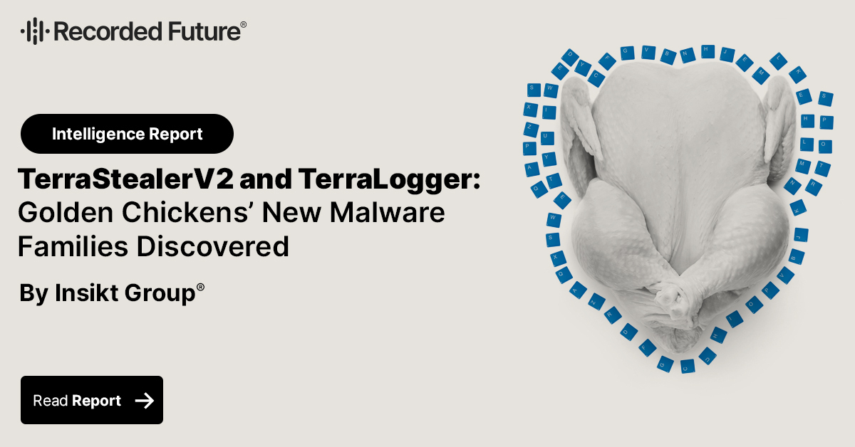 📢 Threat actor Golden Chickens (aka Venom Spider) is linked to two new malware families. 

TerraStealerV2 can steal browser credentials and target cryptocurrency wallet. TerraLogger is a standalone keylogger module. 

Read the research now: bit.ly/3GIKMgU

Want to