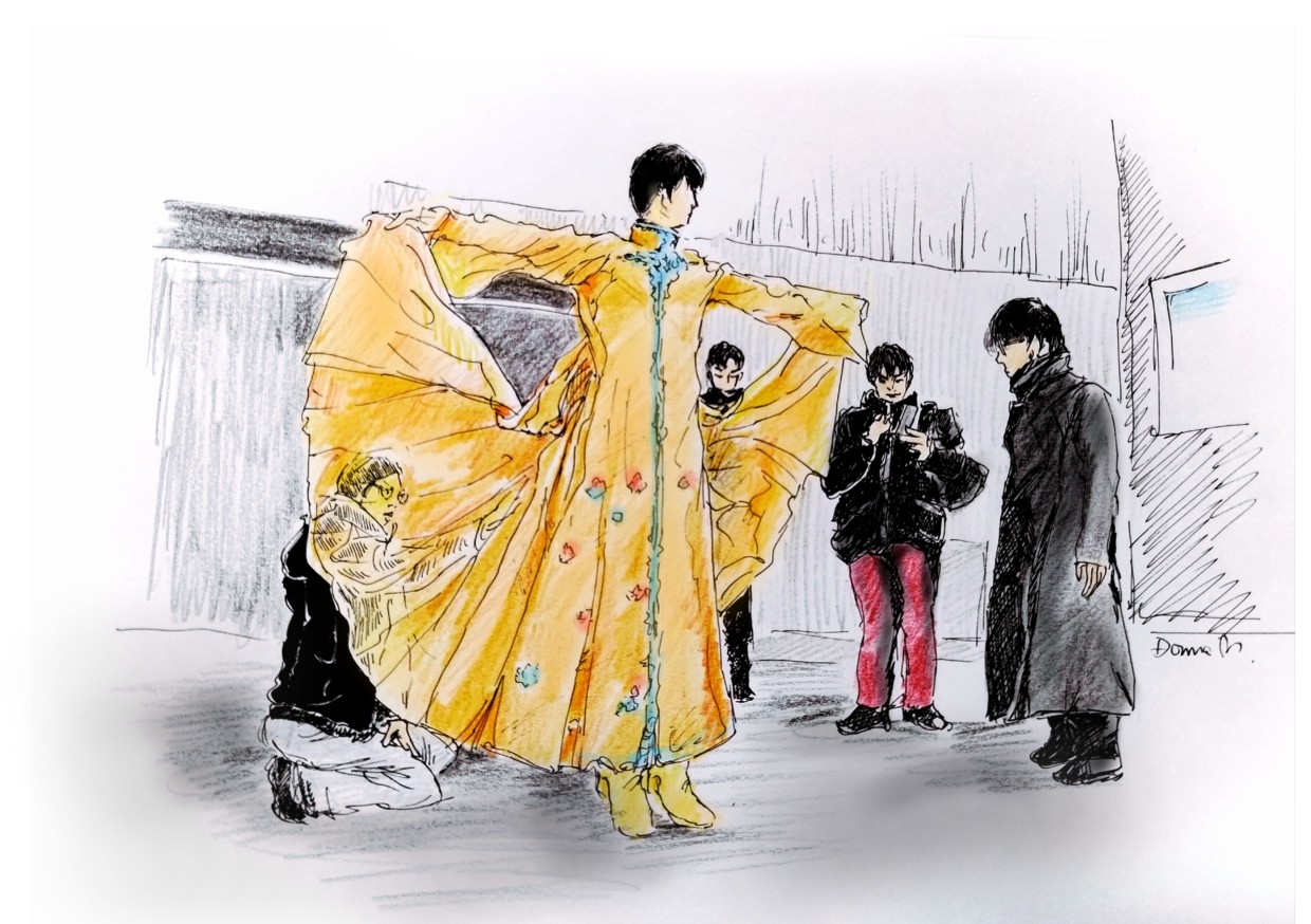 羽生結弦さん衣装ダッフィー YUZURU HANYU with GUCCI a full filling time Artist 羽生結弦