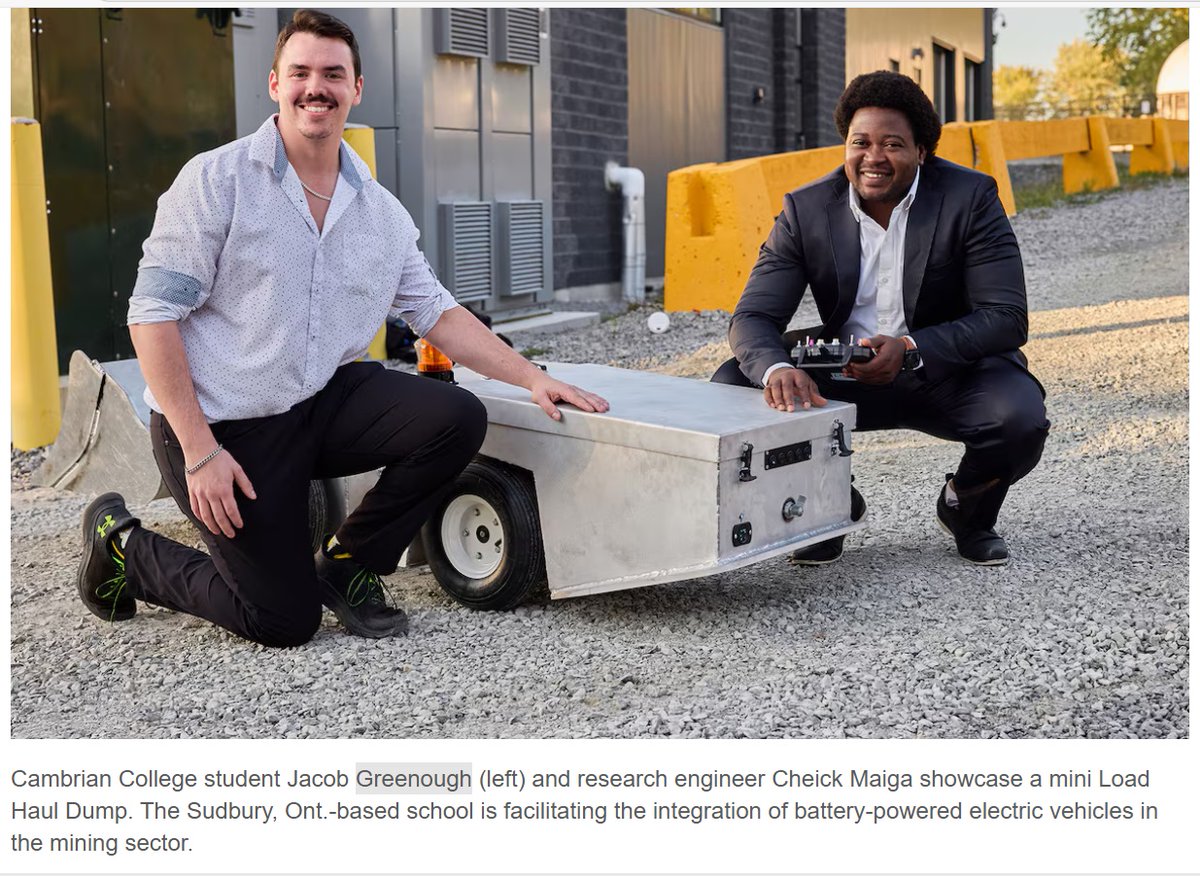 “This is probably the best experience I ever had.” - Jacob Greenough, student at Cambrian College.

The new Vale Electric Vehicle Lab at Cambrian College is more than a classroom  - it’s a launchpad into Canada’s clean energy future. And with support from RBC’s net-zero