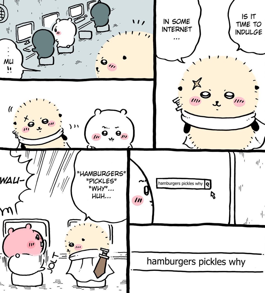 tanijrou's tweet image. Humburgers pickles why 😭😭😭
IM CRYING