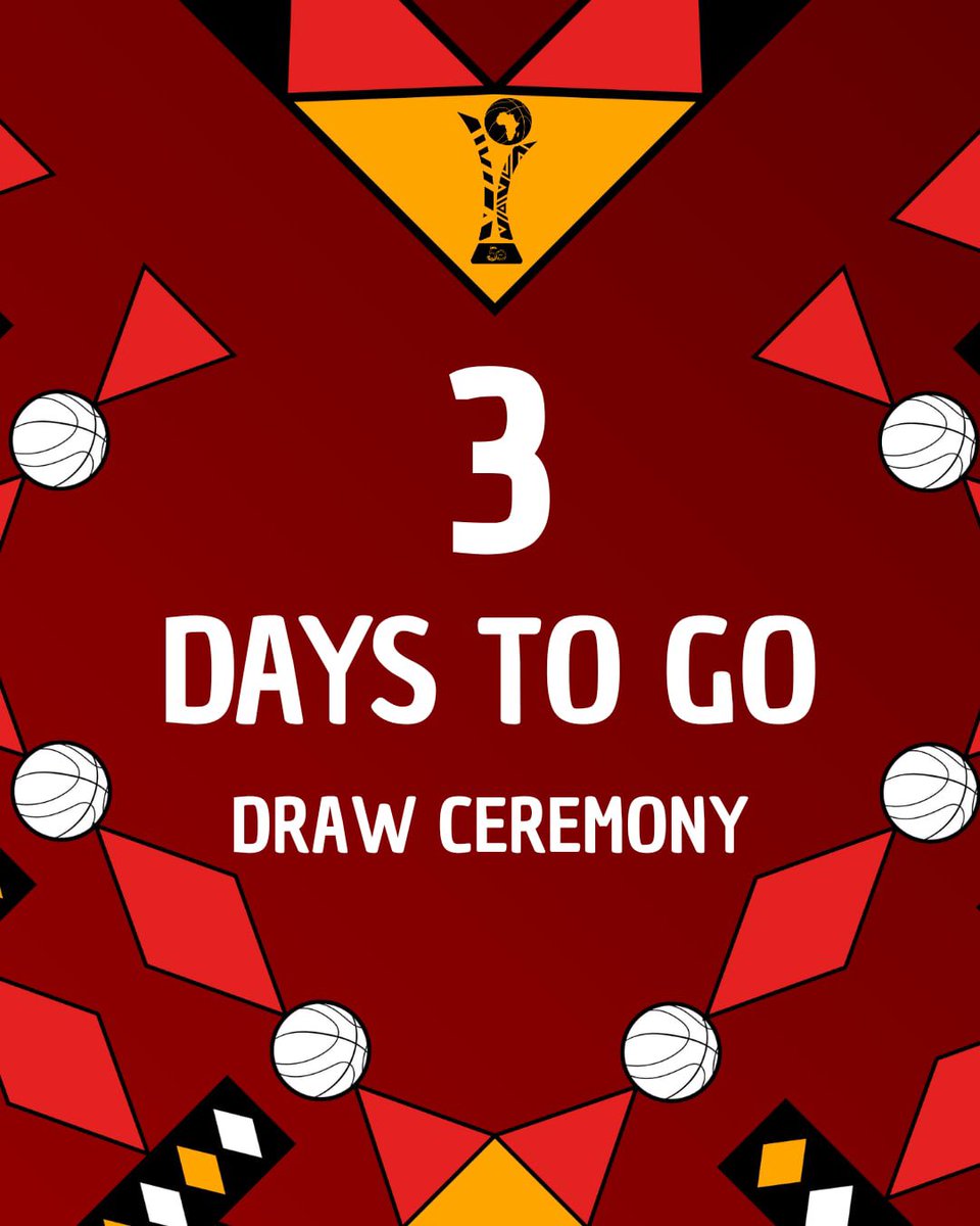 ⏰  Pnly 72 hours! ⌛️ 

#AfroBasket #Draw