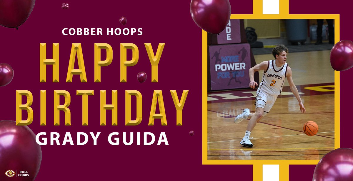 Happy Birthday to Cobber guard <a href="/GradyGuida/">Grady Guida</a> 
#CobberWay