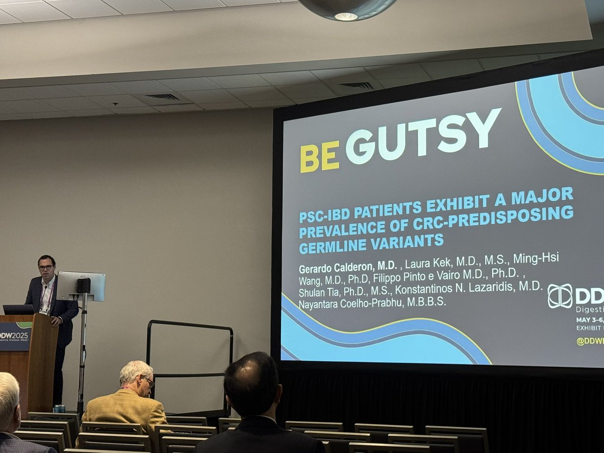 John Kisiel (@drjohnkisiel) on Twitter photo Impressive body of work from <a href="/GCalderonMD/">Gerardo Calderon</a> of <a href="/MayoClinicGIHep/">Mayo Clinic Gastroenterology & Hepatology</a> <a href="/DDWMeeting/">Digestive Disease Week</a> #ddw2025 on germline variants for #PSC associated #CRC in Tapestry study data. <a href="/NayantaraCoelho/">Nayantara Coelho</a> <a href="/DrLazaridis/">K. N. Lazaridis, MD</a> Impressive body of work from <a href="/GCalderonMD/">Gerardo Calderon</a> of <a href="/MayoClinicGIHep/">Mayo Clinic Gastroenterology & Hepatology</a> <a href="/DDWMeeting/">Digestive Disease Week</a> #ddw2025 on germline variants for #PSC associated #CRC in Tapestry study data. <a href="/NayantaraCoelho/">Nayantara Coelho</a> <a href="/DrLazaridis/">K. N. Lazaridis, MD</a>