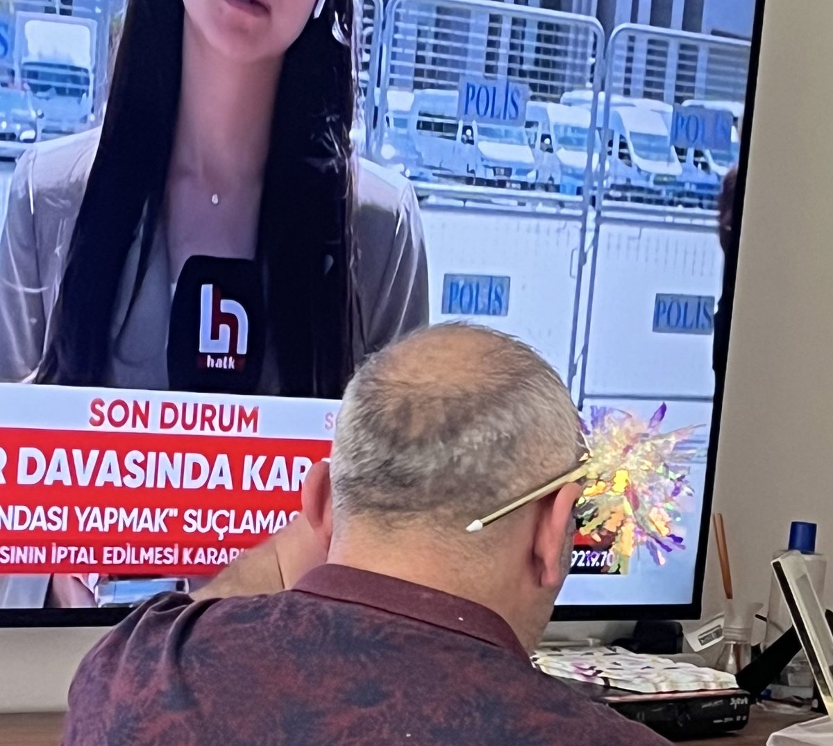 Eve gelen usta ‘kalem var mı’ dedi. Verdim. Gene bi yerde bi yanlışlık yaptık herhalde 🤷🏼‍♀️