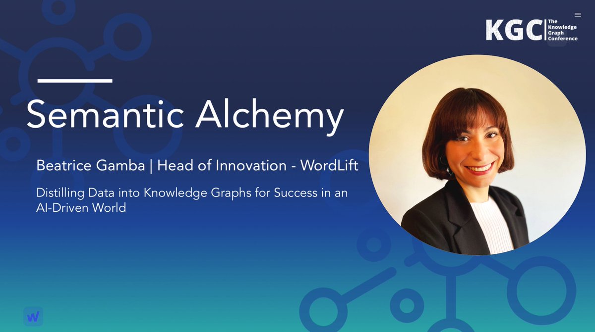 Great energy at yesterday’s <a href="/KGConference/">The Knowledge Graph Conference (KGC)</a> session - thanks to everyone who joined!

Tomorrow, I’m back with a lightning talk: Optimizing Data for AI-Driven Discovery and Growth.
We’ll explore how ontologies &amp; knowledge graphs can power AI-first success!