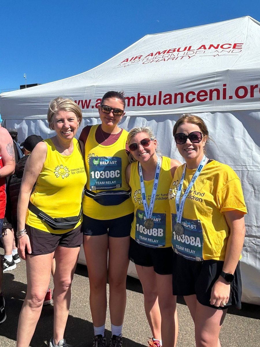 Morrow Comms (@morrowcomms) on Twitter photo Still buzzing from the weekend! 🥇 Huge well done to our amazing #TeamMorrow relay team for smashing the <a href="/marathonbcm/">BelfastCityMarathon</a> 🏃♂️🏃♀️
Big thanks to everyone who donated in support of our charity partner, <a href="/CancerFundChild/">Cancer Fund for Children</a>, your generosity makes a real impact on those who need it. 💛🌼 Still buzzing from the weekend! 🥇 Huge well done to our amazing #TeamMorrow relay team for smashing the <a href="/marathonbcm/">BelfastCityMarathon</a> 🏃♂️🏃♀️
Big thanks to everyone who donated in support of our charity partner, <a href="/CancerFundChild/">Cancer Fund for Children</a>, your generosity makes a real impact on those who need it. 💛🌼