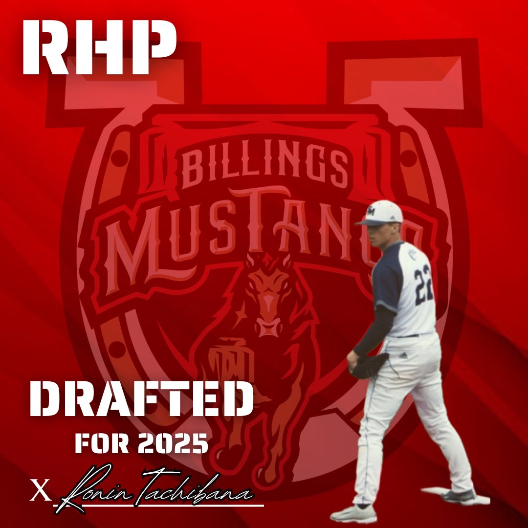 Billings Mustangs (@mustangs) on Twitter photo A couple more arms are headed to Billings for the 2025 season!💪
We’ve officially drafted and signed RHP’s Andrew Bowman and Ronin Tachibana from the Arizona <a href="/PBL1939/">Pioneer Baseball League</a> Draft! A couple more arms are headed to Billings for the 2025 season!💪
We’ve officially drafted and signed RHP’s Andrew Bowman and Ronin Tachibana from the Arizona <a href="/PBL1939/">Pioneer Baseball League</a> Draft!