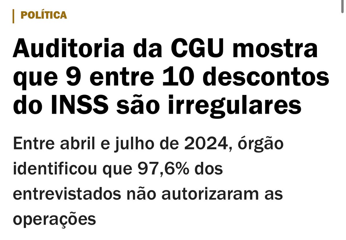 rafaelgloves's tweet photo. Esse roubo SEM DÚVIDAS se aproximará de trilhão.

Somem consignados, idosos-fantasmas.

Incalculável. https://t.co/lYX5X78Fhl