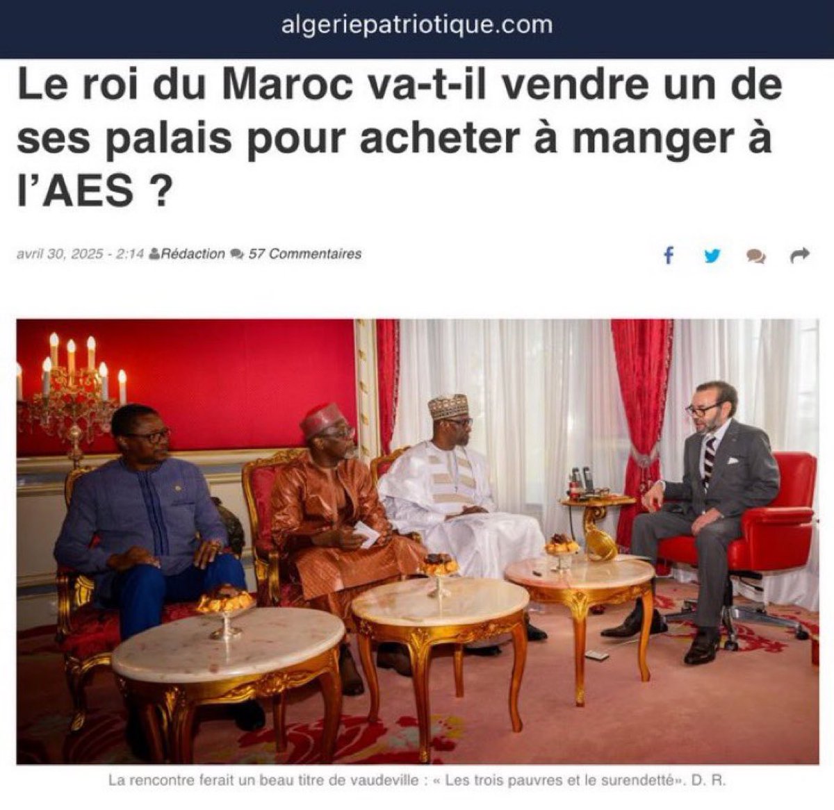 MaliTransition's tweet photo. 🇲🇱🇳🇪🇧🇫🇲🇦 

Le niveau de la presse de l’état ingrat et terroriste algerienne..🇩🇿 https://t.co/VhgtKfTif0