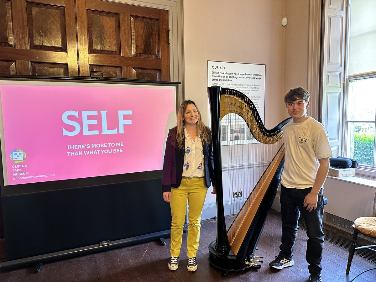 ABMusicianInfo's tweet photo. It was a pleasure to perform for the launch of the SELF exhibition at Clifton Park Museum this morning on behalf of Children's Capital of Culture and Rotherham Music. 

Thank you to Lisa Howarth, the arts and heritage manager, for a warm welcome. 

https://t.co/e6D7o5FHzo https://t.co/nHiLtycchf