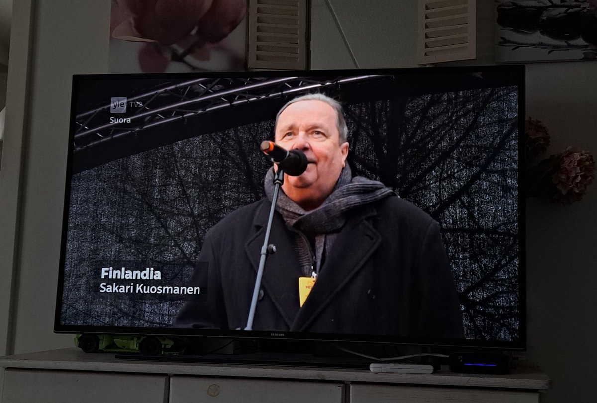 Jotain roskia taisi tulla silmäkulmaan... #Kuosmanen #Kalpa #kultajuhlat #Finlandia