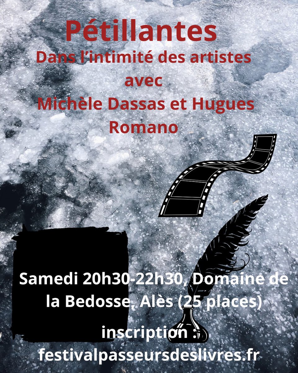 📷Dans l’intimité des artistes
📷Michèle Dassas, Marie Renard la femme modèle, Ramsay, 2025.
📷Hugues Romano, Le regard dans l’art, les éditions l’Art-dit, 2025.
📷Samedi 20h30-22h30, Domaine de la Bedosse, Alès (25 places), prix 15 euros.
lespasseursdelivres.fr
