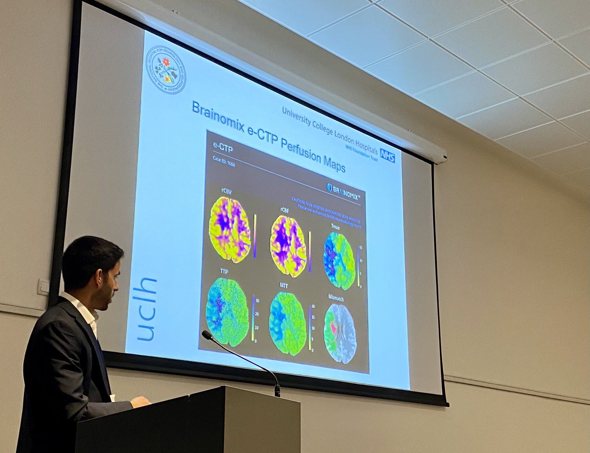 ABNTrainees's tweet image. Dr Arup Sen brings us up to speed on Artificial intelligence in Stroke at the ABN training day!