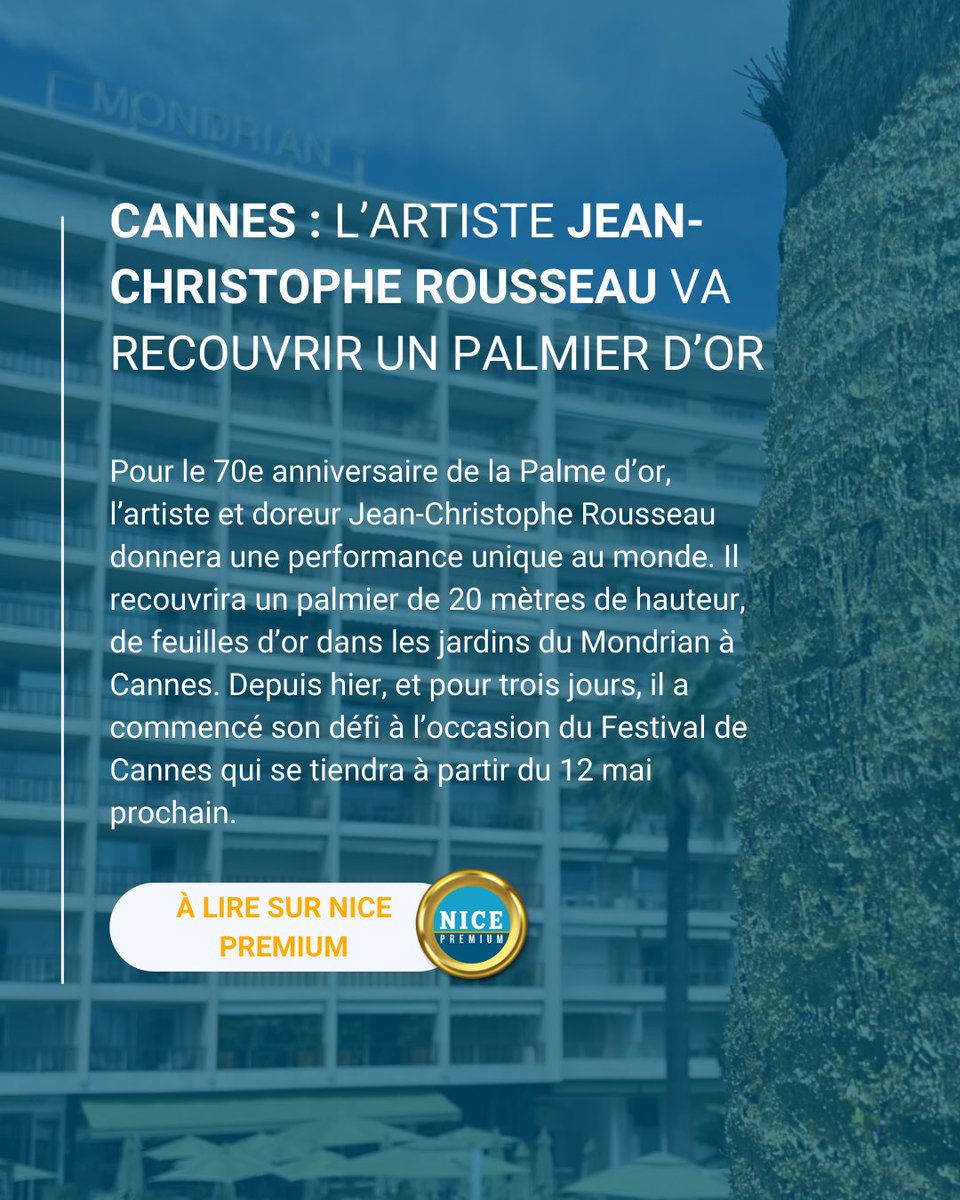 À lire sur Nice Premium gratuitement !

#cannes #cotedazur #art #artiste #culture  #festivaldecannes 

<a href="/Festival_Cannes/">Festival de Cannes</a> 
<a href="/villecannes/">Cannes</a>