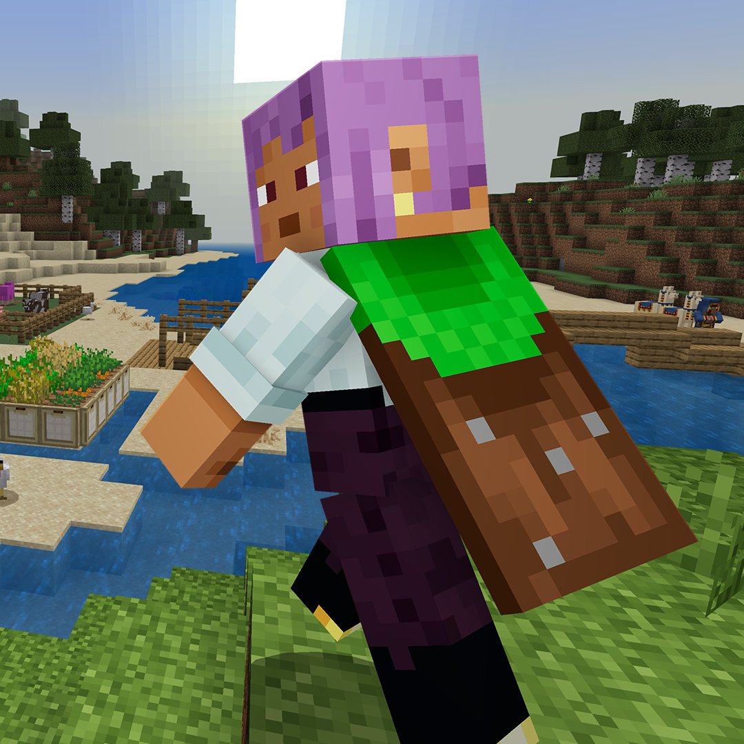 Minecraft's tweet image. Sign in to Minecraft and get a free cape!
Become the owner of the Common Cape by signing in to Minecraft with your Microsoft account from now until May 5, 2026! Once you've logged in on any of your Bedrock Edition devices, you get to show off this classy cloak in both Bedrock…