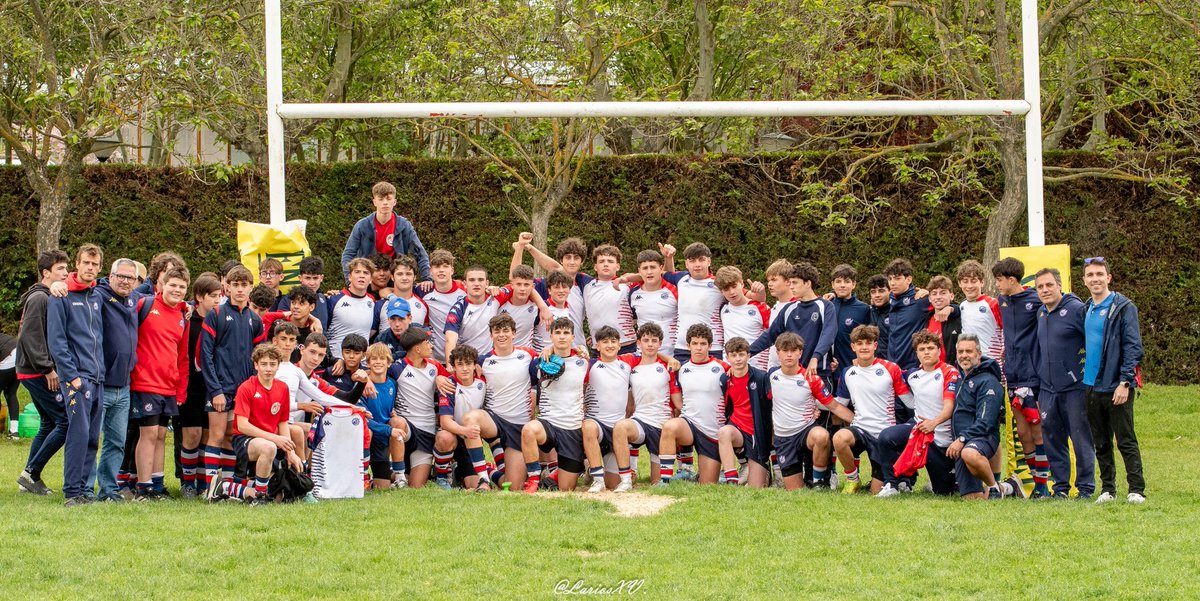 CristobalJCalvo's tweet photo. Colofón a una magnífica Temporada 24-25 que siempre recordaremos🥉Campeonato de España #RFER🥇🏆Campeonato de Liga de Madrid #FRM🥇🏆Torneo Melé #Rugby #U16 #SonMuyGrandesEstosChavales #AllezLycée #HayCanteraEnElUrtubi #Orgullo #Esfuerzo 🤩💪🏼👍🏼👏🏼❤️🏉 📸@FerLariosXV https://t.co/OrD46Wh0kc