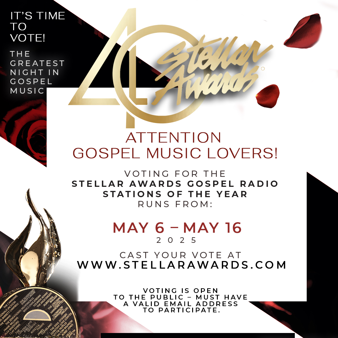 Stellar Awards (@thestellars) on Twitter photo Show your love for your gospel radio stations, internet channels, & syndicated shows by casting your vote in the <a href="/TheStellars/">Stellar Awards</a> First Round ballot. Go to stellarawards.com and vote today! The voting period is from May 6th to 16th! #stellarawards #thestellars #roadtostellar Show your love for your gospel radio stations, internet channels, & syndicated shows by casting your vote in the <a href="/TheStellars/">Stellar Awards</a> First Round ballot. Go to stellarawards.com and vote today! The voting period is from May 6th to 16th! #stellarawards #thestellars #roadtostellar