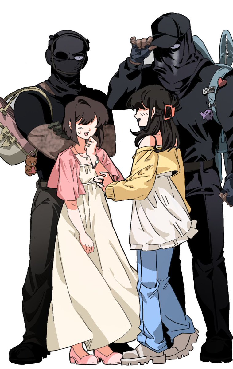 whatever1q2e's tweet image. 닉토부부🐻&amp;amp;쾨니히부부🐙
놀이공원 데이트
#cod #Nikto #Konig