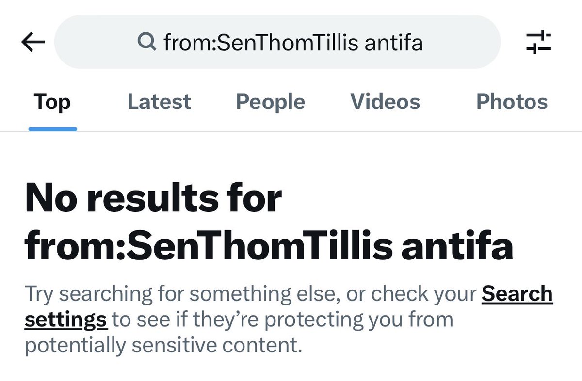 DC_Draino (@dc_draino) on Twitter photo RINO <a href="/SenThomTillis/">Senator Thom Tillis</a> is blocking President Trumpโs DC prosecutor pick b/c he doesnโt believe J6 protestors were punished harshly enough
He wants everyone that walked in the Capitol to be imprisoned
But when I search his X account, I canโt seem to find a single mention of holding RINO <a href="/SenThomTillis/">Senator Thom Tillis</a> is blocking President Trumpโs DC prosecutor pick b/c he doesnโt believe J6 protestors were punished harshly enough
He wants everyone that walked in the Capitol to be imprisoned
But when I search his X account, I canโt seem to find a single mention of holding